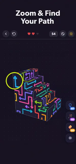 Chevron Cube 3D screenshot 2