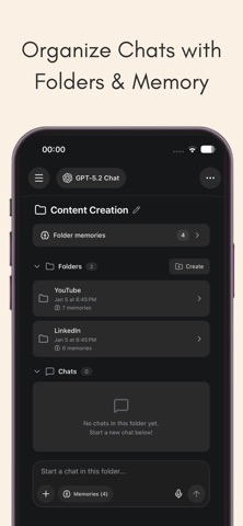 Multi Chats - AI Chatbot iPhone screenshot