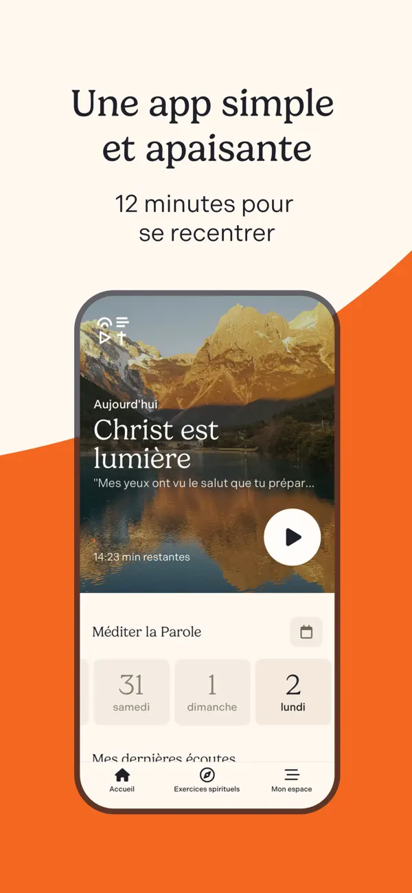 Screenshot #2 pour Prie en Chemin – Prière audio
