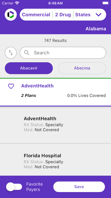 Fingertip Drug Coverage Screenshot 4 - AppWisp.com
