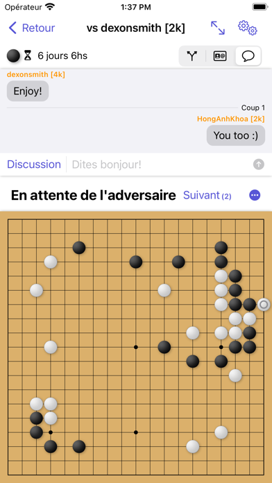 Screenshot #3 pour Surround - Jeu de Go en ligne