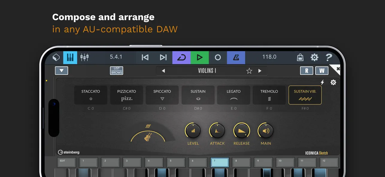#3. Iconica Sketch - Orchestra app (iOS) 来自: Steinberg Media Technologies GmbH