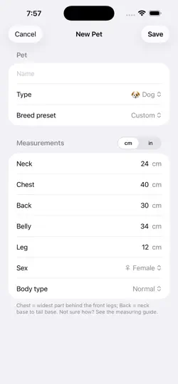 Capture d'écran de Pawtern - DIY Clothes For Pets sur iPhone 4