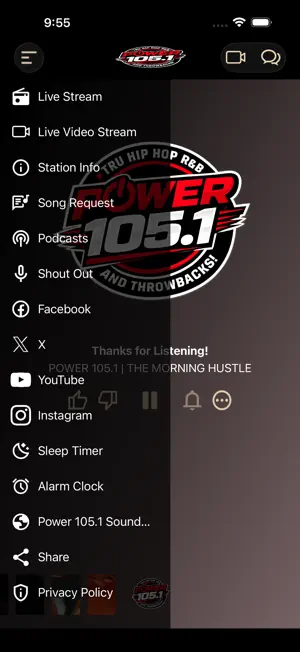Power 105.1 WBDG-DB screenshot 2