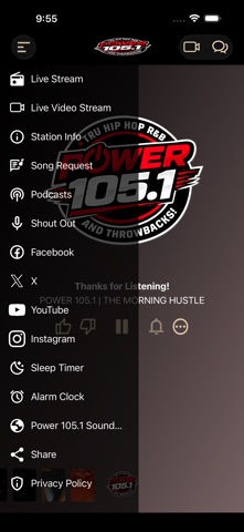 Power 105.1 WBDG-DB Screenshot 2 of 5