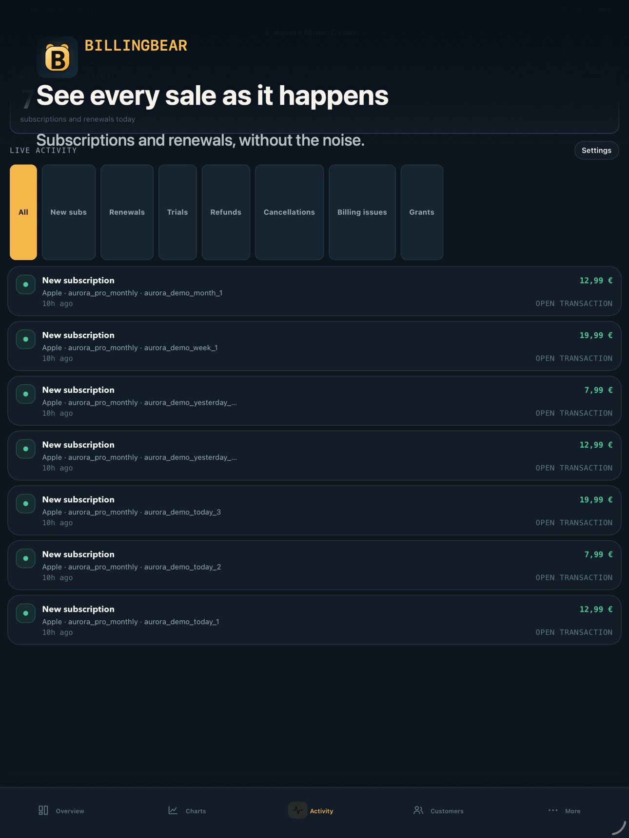 Screenshot 8 of BillingBear: Revenue Tracker