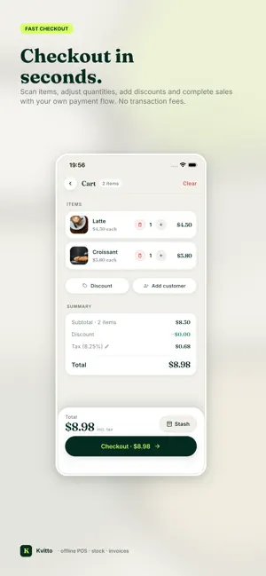 Kvitto: POS Cash Register 截图