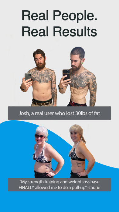 Fitness App + Screenshot