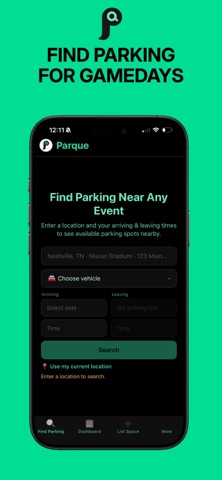 Parque: Event Parking iPhone screenshot
