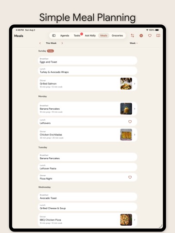 Nidly: Family Organizer iPad screenshot