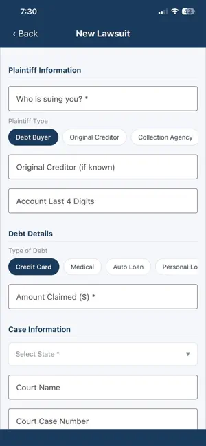 DebtDefend screenshot 2