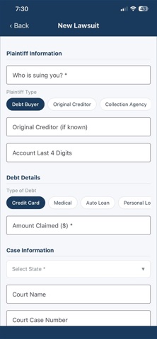 DebtDefend screenshot