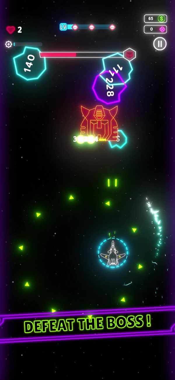 Neon Wings Hack screenshot 8 - game app interface