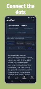 Justified  - Police Case Law screenshot