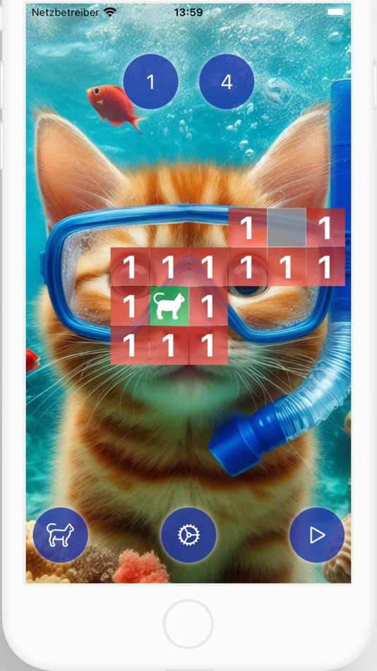 #2. MiauMines (iOS) 由: Martin Hanske