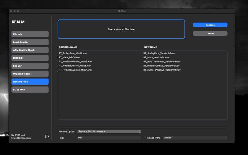 App screenshot