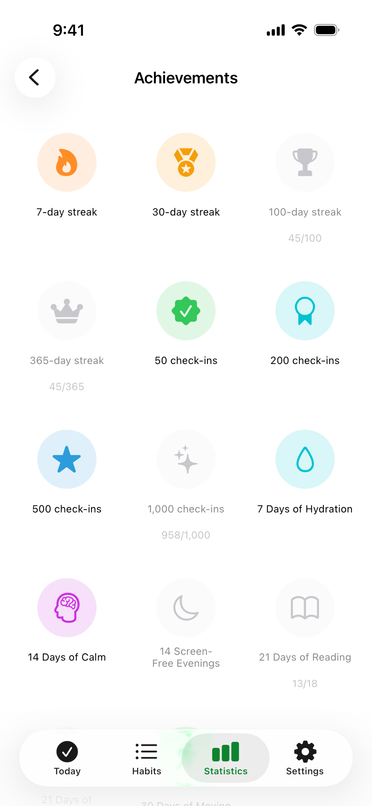 Habit: Streak Tracker & Goals screenshot 4