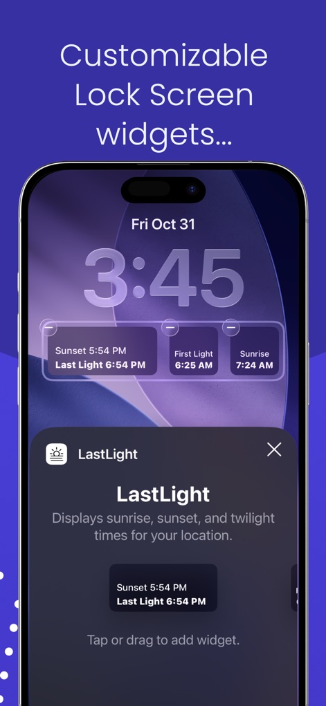 LastLight Pro: Sunset Tracker - Weather App | MWM