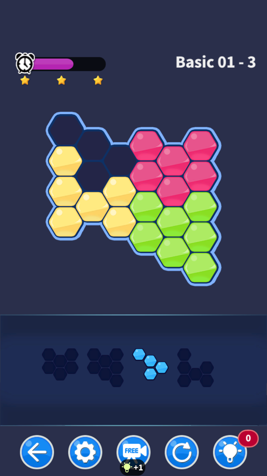 #6. Hexa Block puzzle match game (iOS) By: Nirmita Entertainment