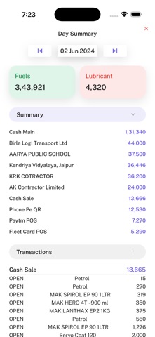 PetroByte - Manage Petrol Pump iPhone screenshot