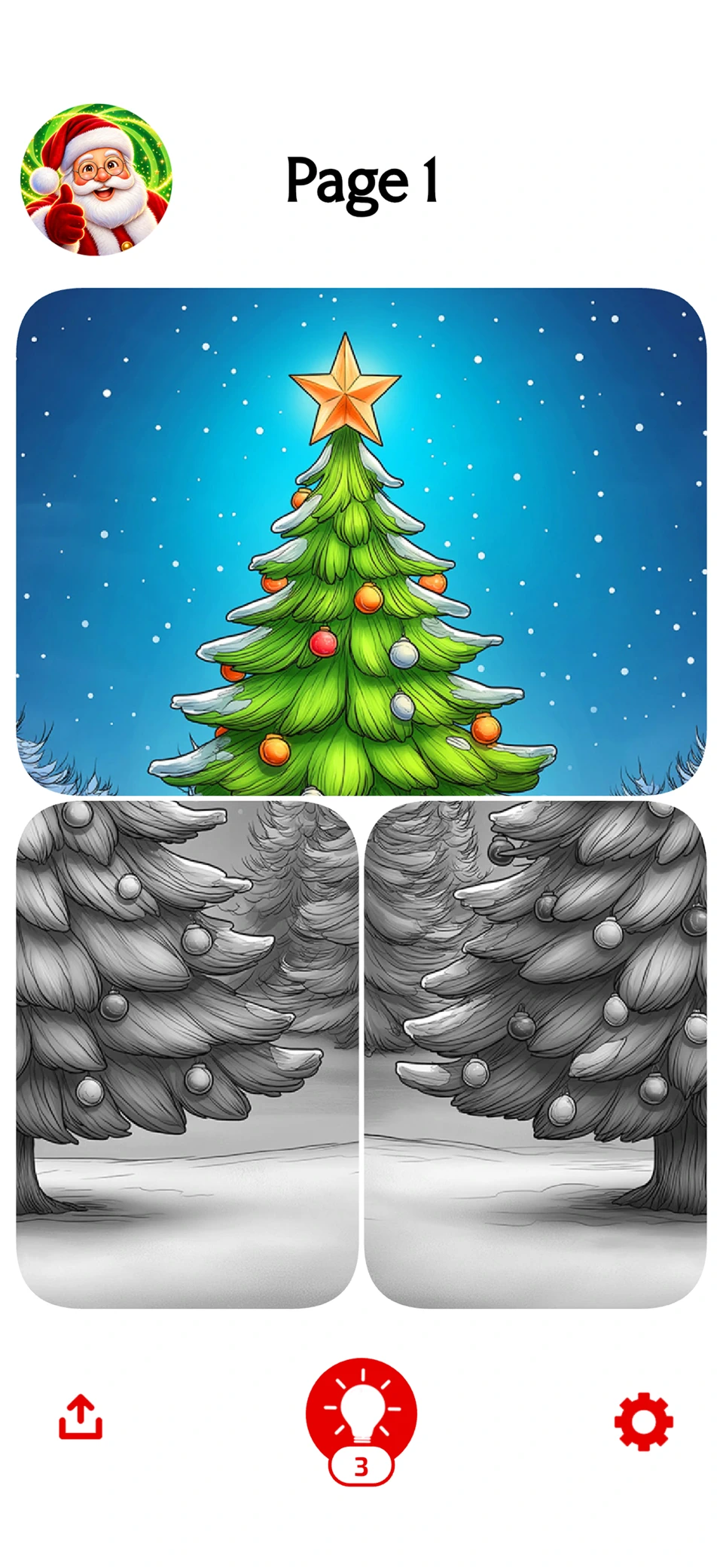 Christmas Puzzle - Paint Art screenshot
