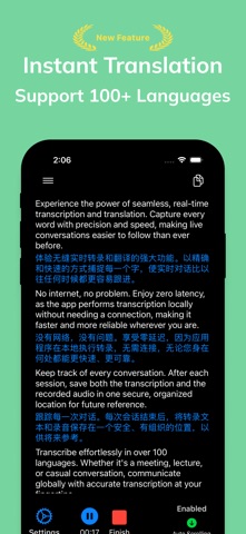 Live Transcribe AI iPhone screenshot