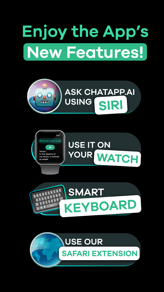 #9. AI Chat Assistant - ChatApp.AI (iOS) 由: Gummy Bear Apps & Games Inc