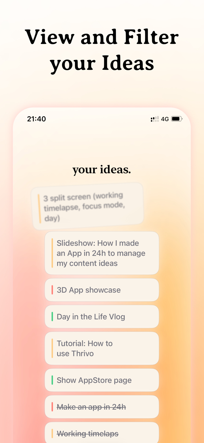 Ideao - Content Idea Manager