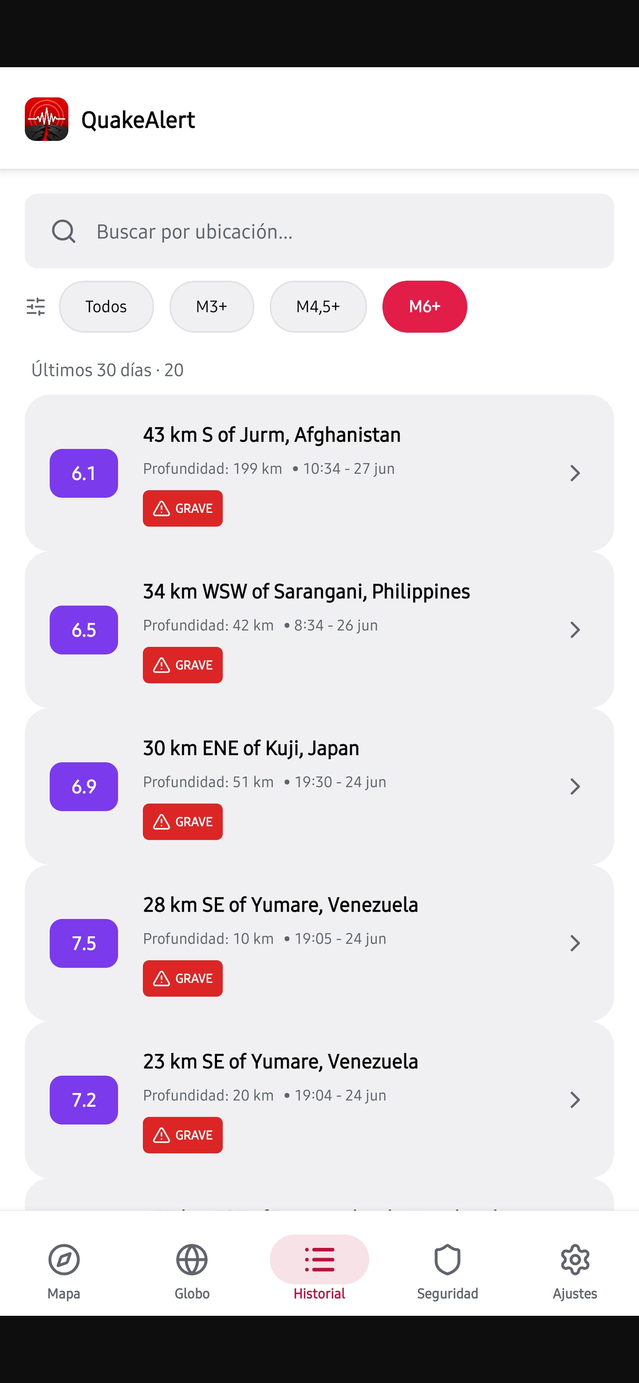 QuakeAlert: Earthquake Map screenshot 6