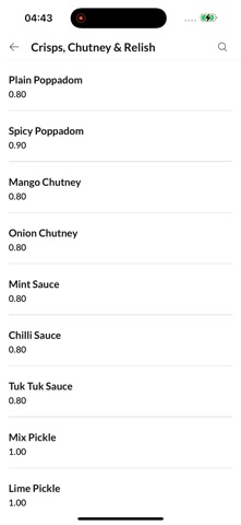 Tuk Tuk Indian Takeaway, screenshot