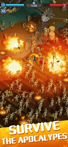 Zombie Roguebie: Shooting Game iPhone screenshot