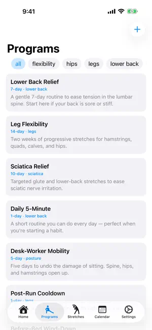 Lower Back Stretching screenshot 2