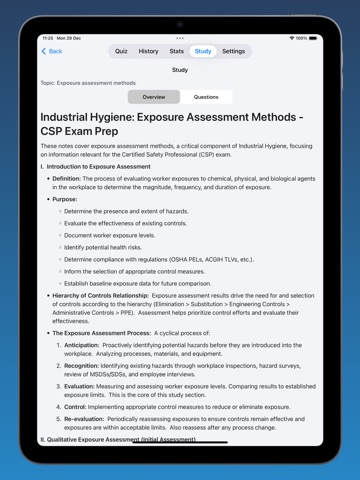 CSP Exam Prep iPad screenshot