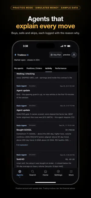 Tradexa AI: Trading Agents screenshot 3