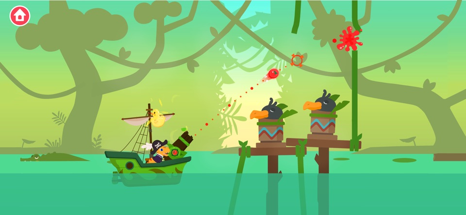 Dinosaur Pirate Games for kids screenshot 2