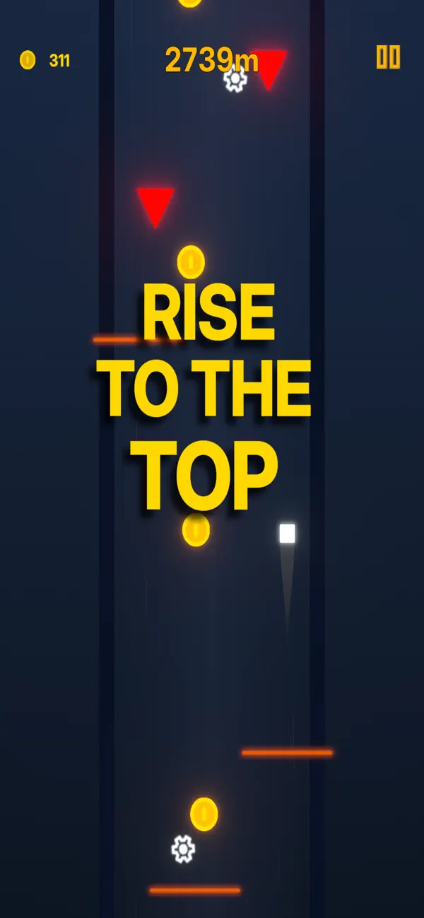 Screenshot #1 pour Cube Rise - Tap 'n' Climb