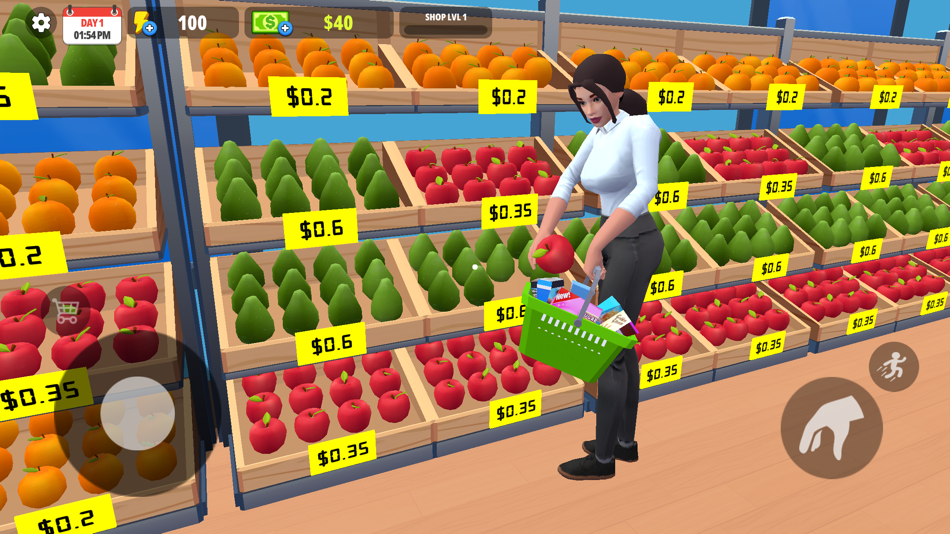 #4. My Supermarket Simulator 3D® (iOS) By: Game District LLC