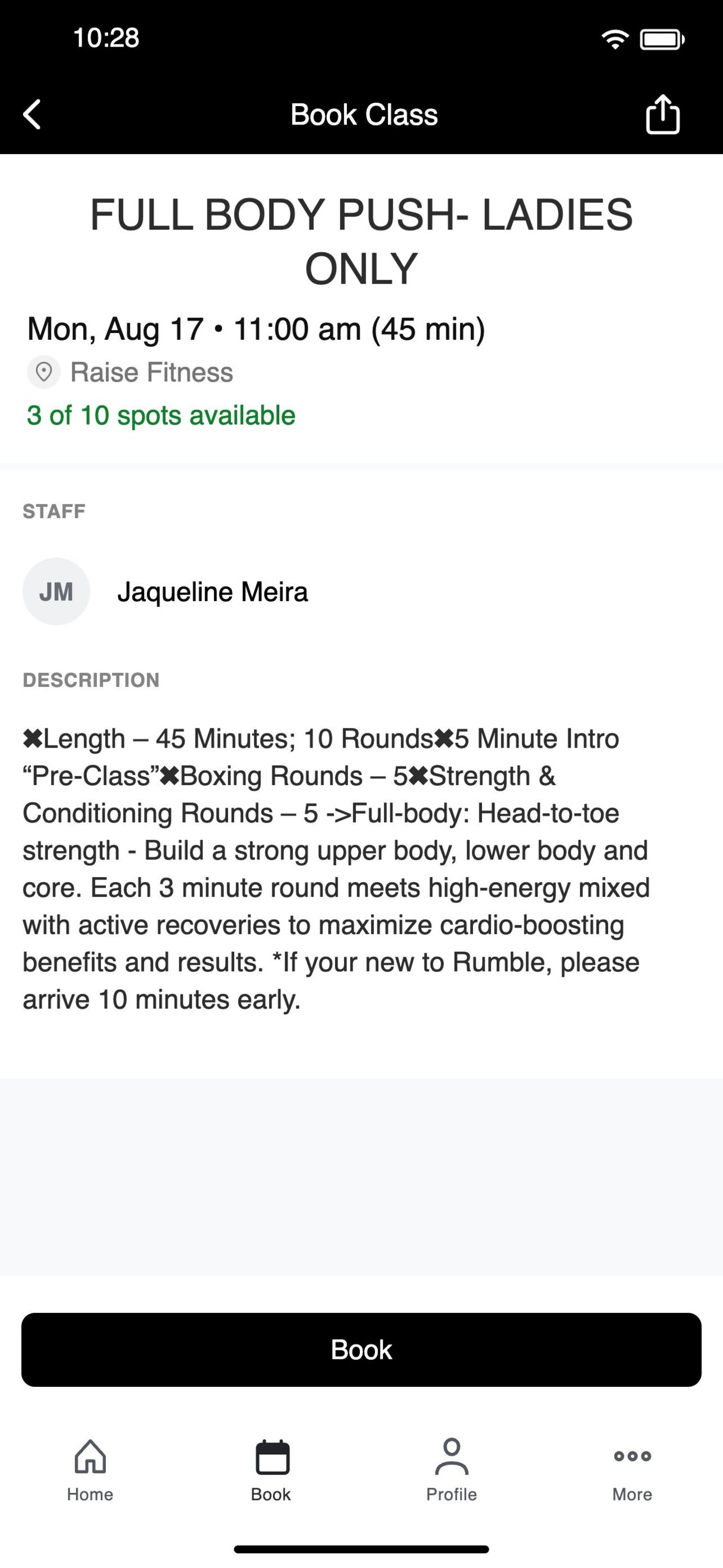 Raise Fitness + screenshot 3