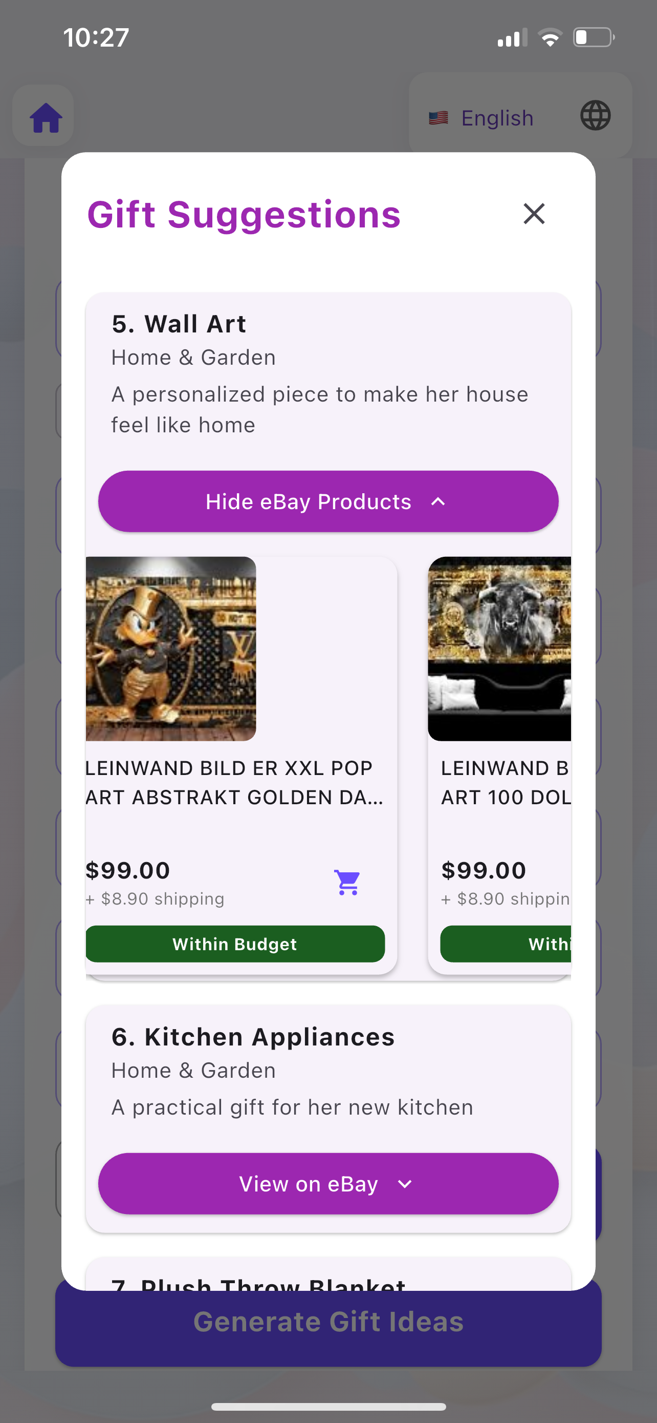 Gift Shopping AI