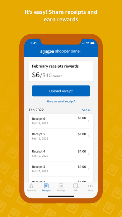 Amazon Shopper Panel Screenshot