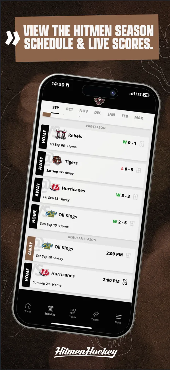 Screenshot #3 pour Calgary Hitmen App