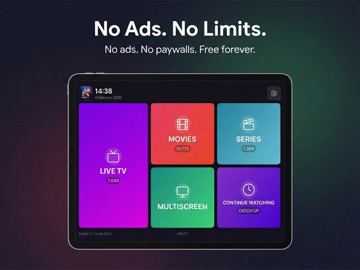 AREZTV IPTV Media Player iPad screenshot