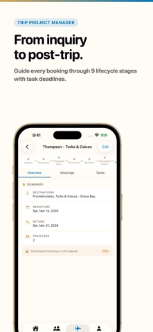 Travel Advisor CRM - Atlas iPhone screenshot