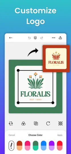 Capture d'écran de Canvas Graphisme, Logo Maker sur iPhone 5