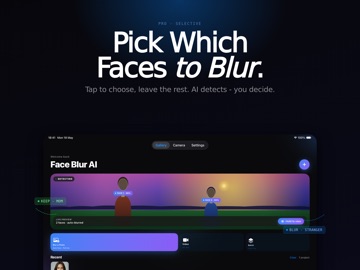Face Blur AI - Hide & Censor iPad screenshot