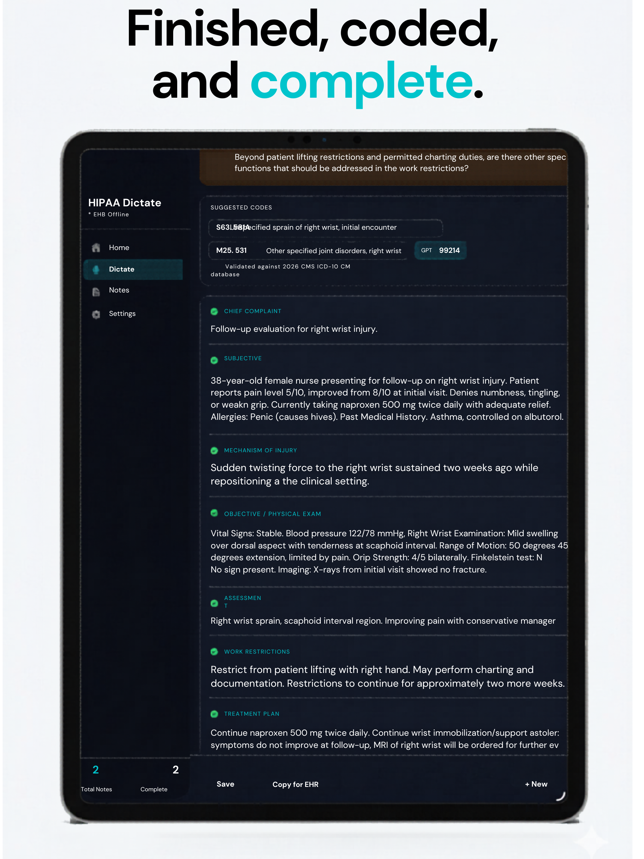 Medical Scribe - HIPAA Dictate screenshot 8