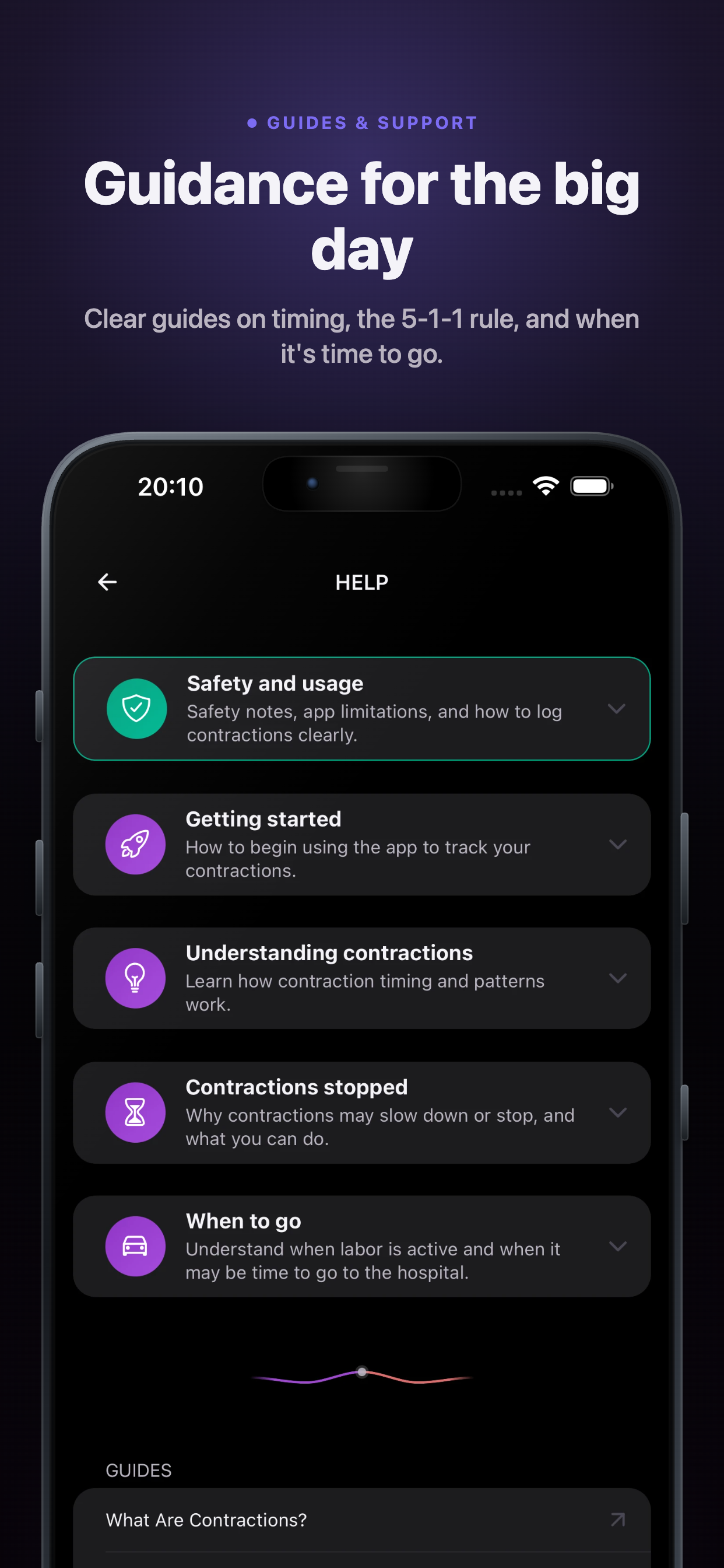 Bump Pulse: Contraction Timer screenshot 6