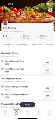Dino’s Takeaway screenshot