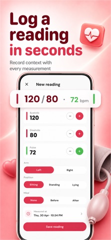 Blood Pressure Diary: BP Log Screenshot 3 of 5