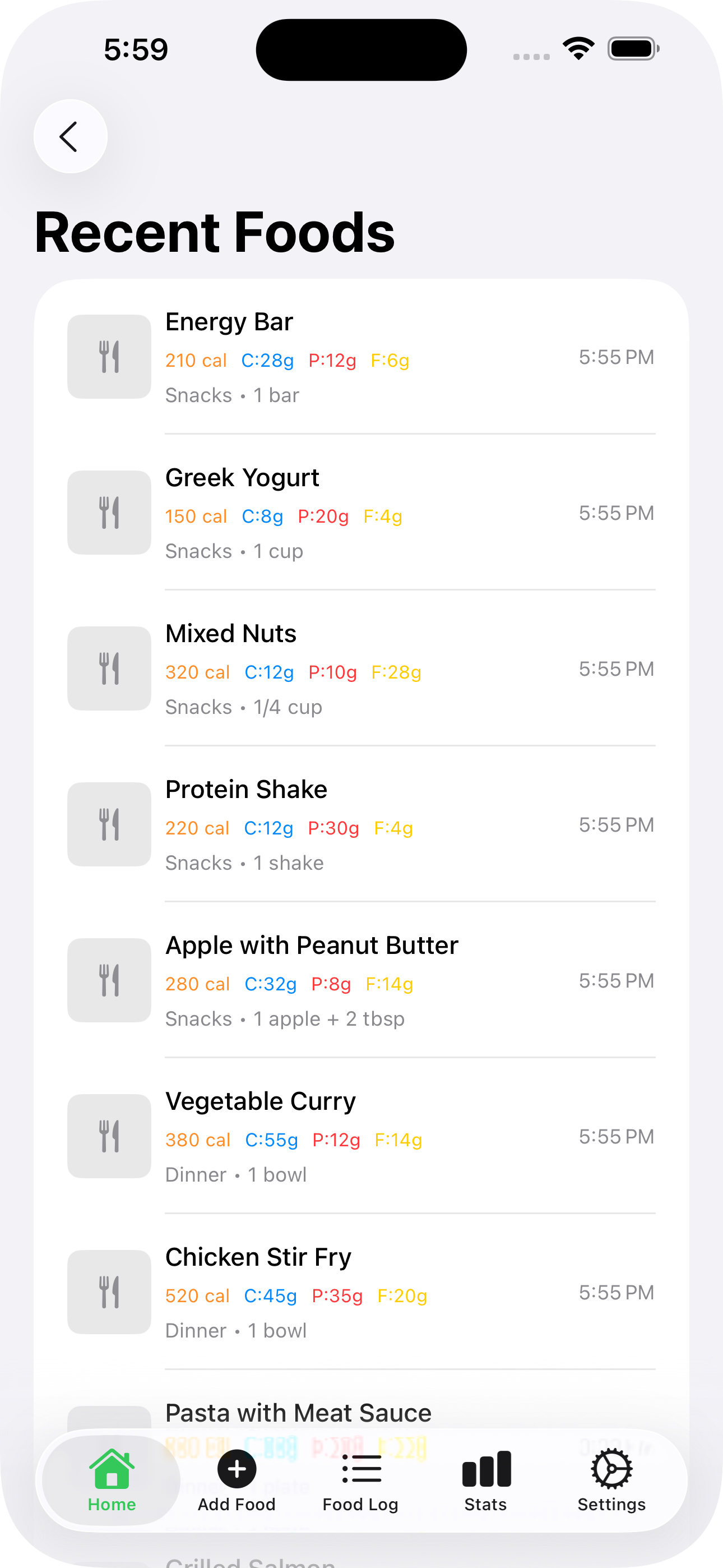CalorieKeeper: Food Tracker screenshot 3